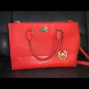 Michael Kors Purse Orange/Red